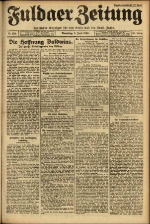 Ausgabe vom Dienstag, den 05. Juni 1923.
