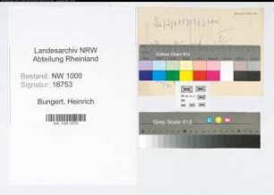Entnazifizierung Heinrich Bungart, geb. 23.07.1909 (Polizist)