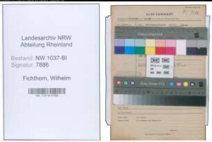 Entnazifizierung Wilhelm Fichthorn , geb. 17.05.1895 (Verw.Angestellter)