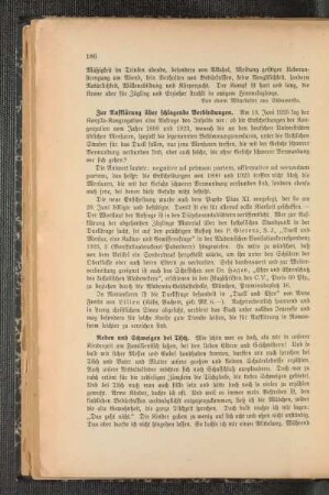 [Praktische Ecke] : Reden und Schweigen bei Tisch