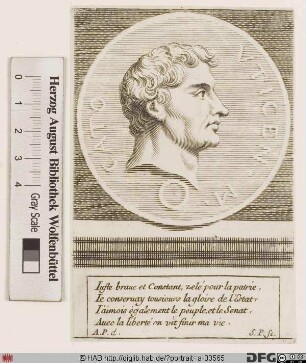 Bildnis Marcus Porcius Cato (gen. minor oder Uticensis)