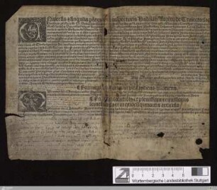 VNiuersis et singulis p[raese]ntes l[itte]ras inspecturis Hadrian flore[n]tij de Traiecto ...
