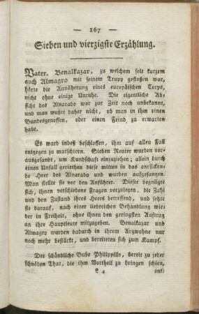 Sieben und vierzigste Erzählung
