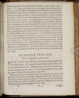 Membrum Tertium. Ubi & Quomodo exstruendæ?
