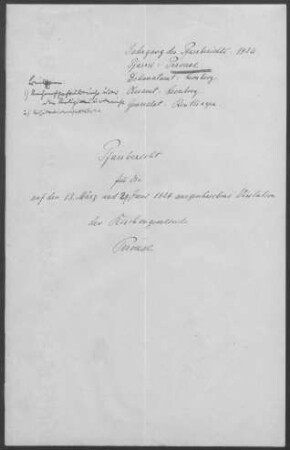 Perouse: Pfarrbericht 1924