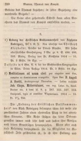 350-354 [Rezension] Rodríguez, Alonso, Uebung der christlichen Vollkommenheit