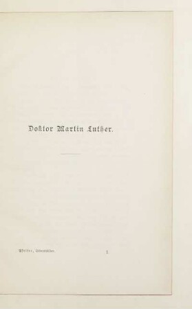 Doktor Martin Luther