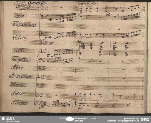Quartetto: "Pria che la nuova aurora"