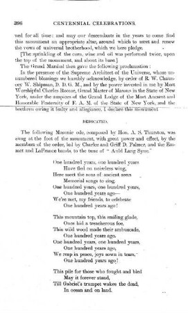 Masonic Ode by Hon. A S. THURSTON.