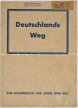 Flugschrift mit der Forderung nach einem Friedensvertrag mit Deutschland und gegen den Generalvertrag