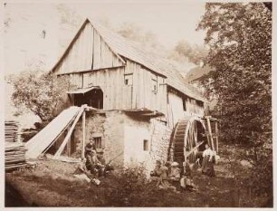 Brettschneidemühle im Loschwitzgrund : Dresden-Loschwitz. Hänsels Brettschneidemühle im Loschwitzgrund.