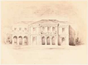 Villa Loring, Malaga Vorprojekt: Ansicht