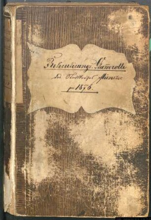 Rekrutierungsstammrollen des Stadtkreises Münster Jahrgang 1876