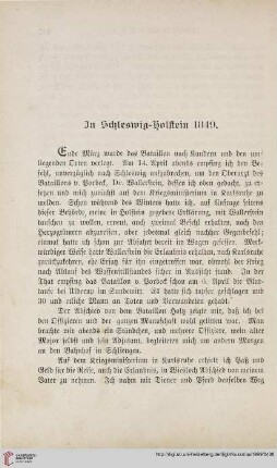 In Schleswig-Holstein 1849