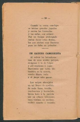 Un gaucho camorrista