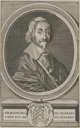 Bildnis des Armand Jean du Plessis, Duc de Richelieu