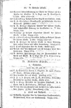D. Redende Künste.