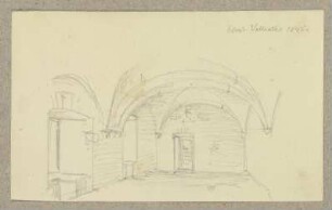 Kreuzgratgewölbter Raum im Schloss Vollrads