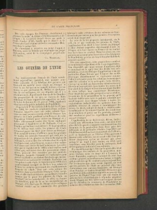 Les Guinées de l'Inde.