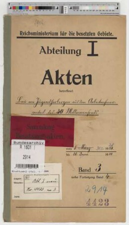 Bau von Jugendherbergen aus dem Arbeitnehmeranteil des 30 Millionenfonds: Bd. 3