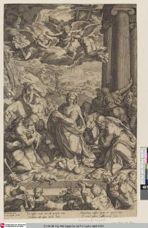 [Die Anbetung der Hirten; The Adoration of the Shepherds; L'Adoration des Bergers; Luk. 2, 15-20]