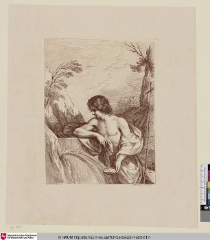 [Saint Jean Baptiste dans le Désert; Johannes der Täufer in der Wüste]
