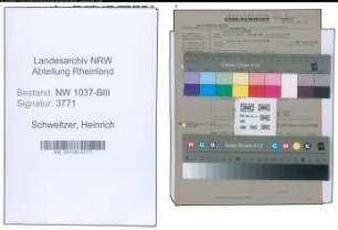 Entnazifizierung Heinrich Schweitzer , geb. 14.02.1897 (Landwirt)
