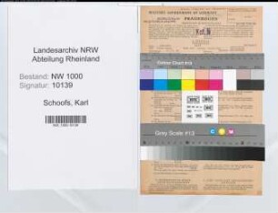 Entnazifizierung Karl Schoofs, geb. 21.10.1896 (Maurerpolier)