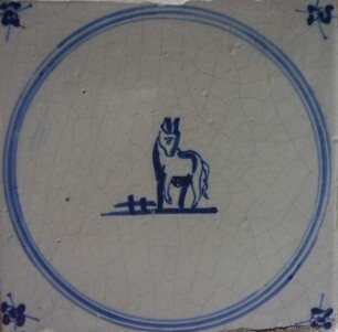 Fliese, Niederlande, 1800-1840