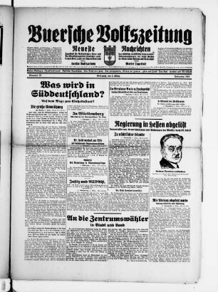 Buersche Volkszeitung. 1922-1933