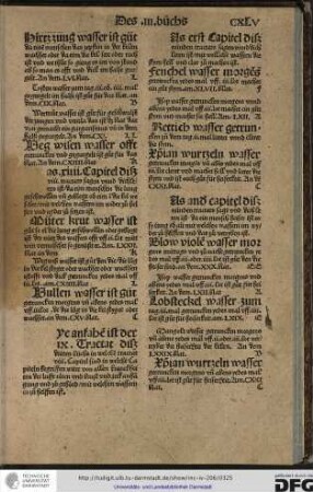 [H]ye anfahen ist der ix tractat disz dritten büchs in welchen tractat viii capitel sind, in welchen capiteln begriffen würt von allen kranckheiten der lufft roeren und brust...
