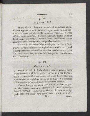 §. VI. Signum III.