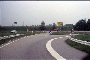 Teilknoten Ost: Rampenfuß (Zufahrt von BAB)