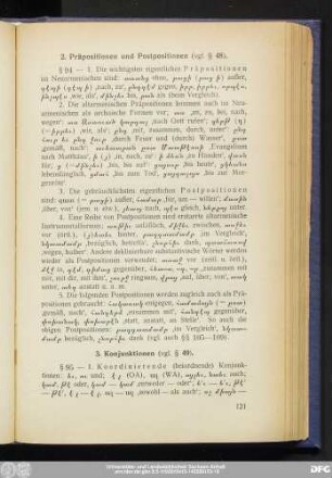 3. Konjunktionen (vgl. § 49).