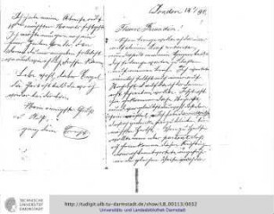 Brief vom 14.09.1890