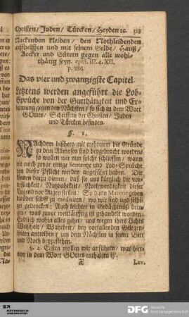 Das vier und zwanzigste Capitel.