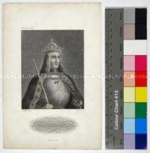 Porträt des römisch-deutschen Kaisers Maximilian I. - Blatt Nr. 375 aus Meyers Conversationslexikon