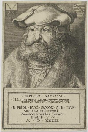 Bildnis des Fridrico Dvx Saxoniae