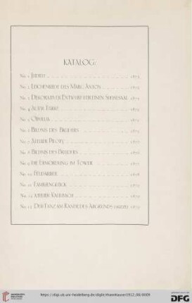 Katalog (Nr.1-42)