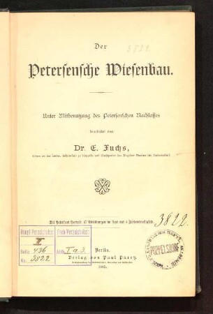 Der Petersensche Wiesenbau