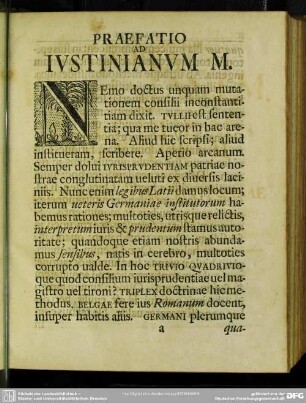 Prafatio Ad Iustinianum M