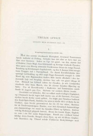 Tredje Afsnit. Krigen Med Sverige 1643-45.