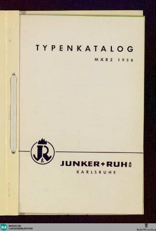 Gas-Herde, Elektro-Herde, Zusatz-Herde, Öfen : [Typenkatalog, März 1956]