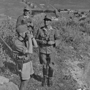 Griechenland. Insel Limnos. Soldaten der Wehrmacht im Einsatz.