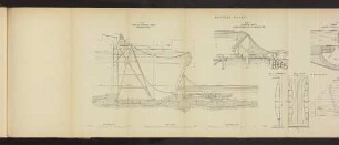 Plate 6. MOVABLE WEIRS. Fig. 1. bis Fig. 6.