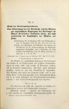 Entscheidungen des Preußischen Oberverwaltungsgerichts, 22. 1892