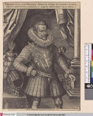Philippus Guil[helmus] D.G. Princeps Araicae