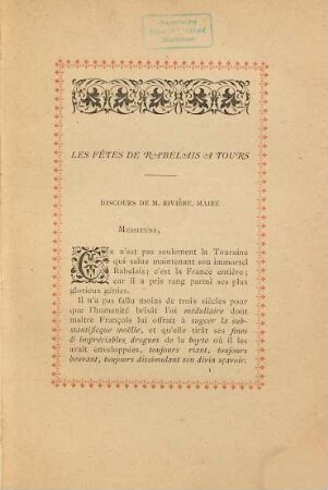 Rabelaesiana : [François Rabelais]
