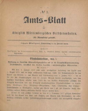 3. Januar-31. Dezember = No. 1-162