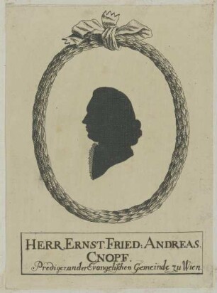 Bildnis des Ernst Friedrich Andreas Cnopf